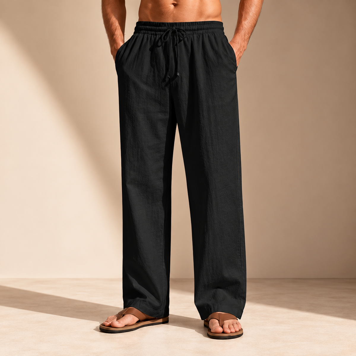 Casual Wide Leg Trousers