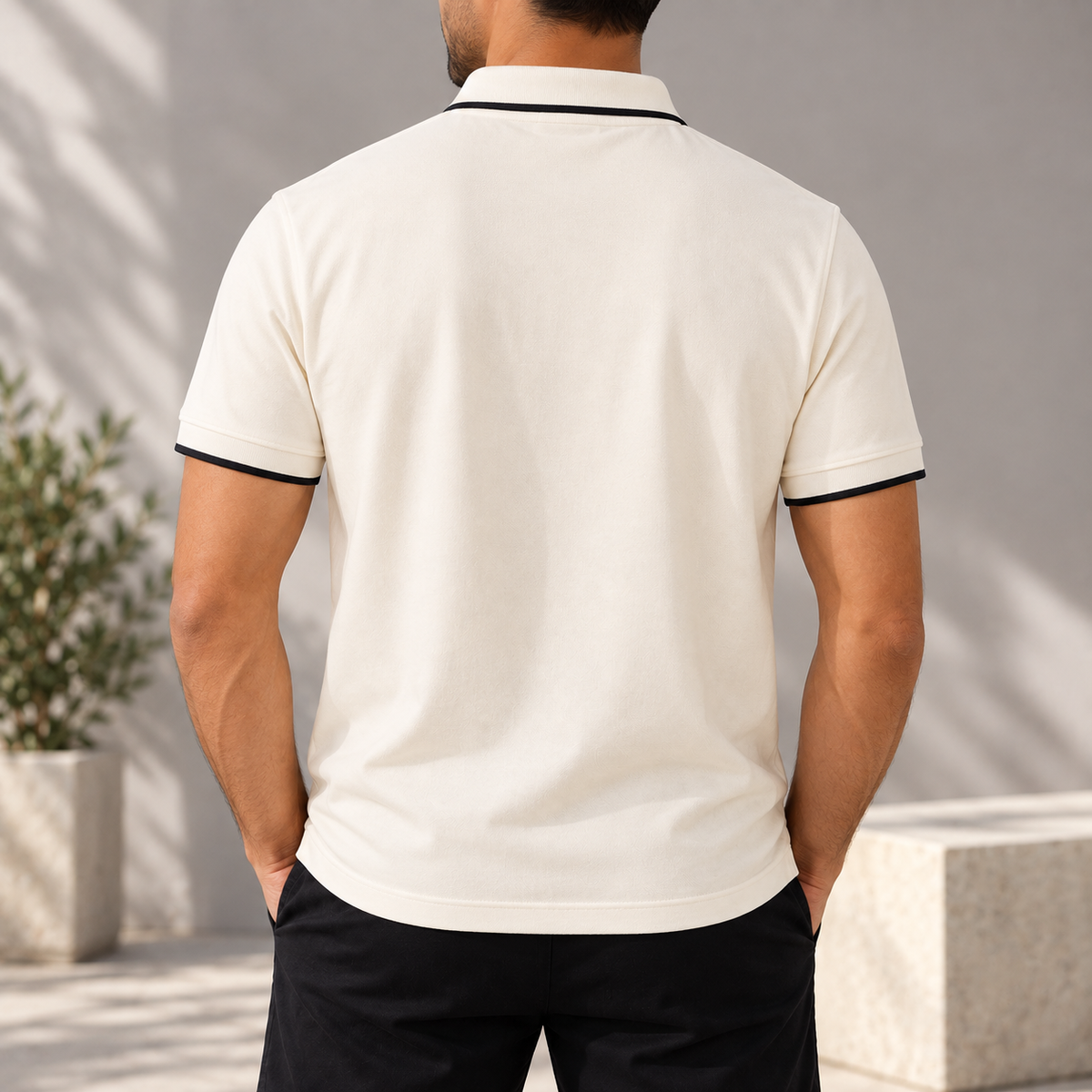 Short Sleeve Cotton Polo Shirt