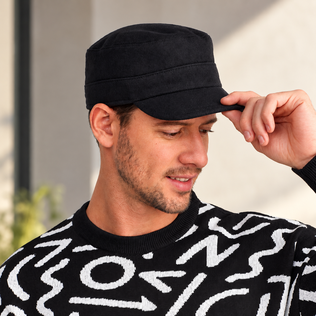 Adjustable Wool Cadet Hat