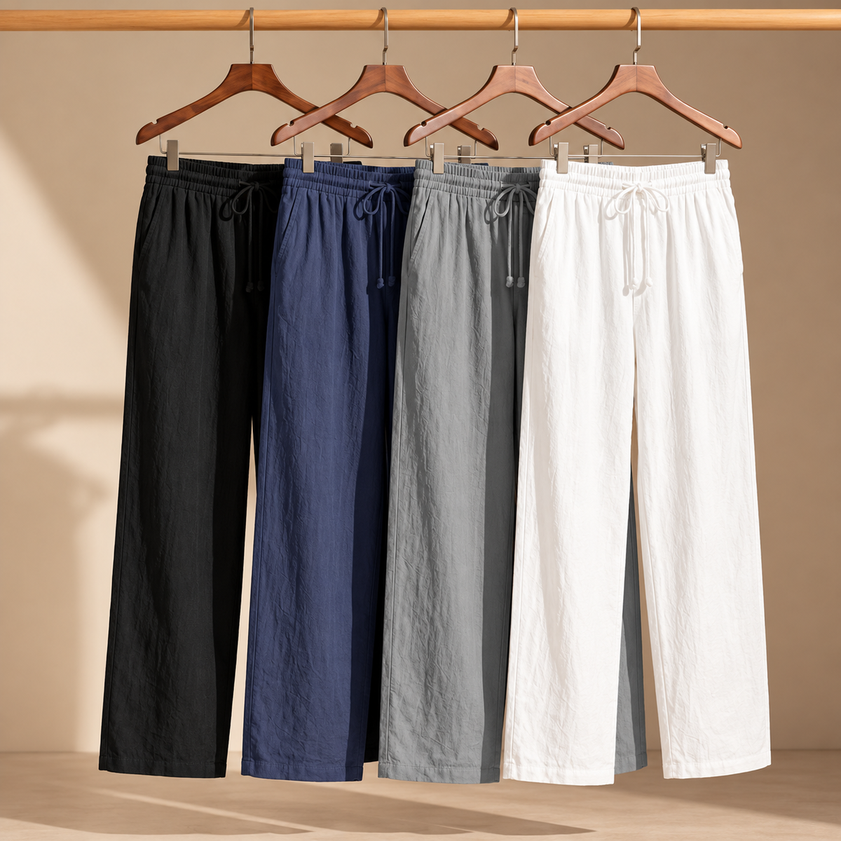 Casual Wide Leg Trousers