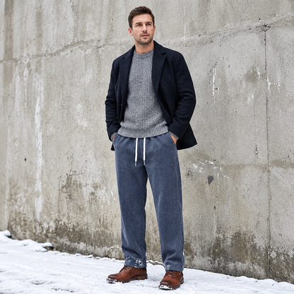 Men’s Loose Fit Corduroy Pants