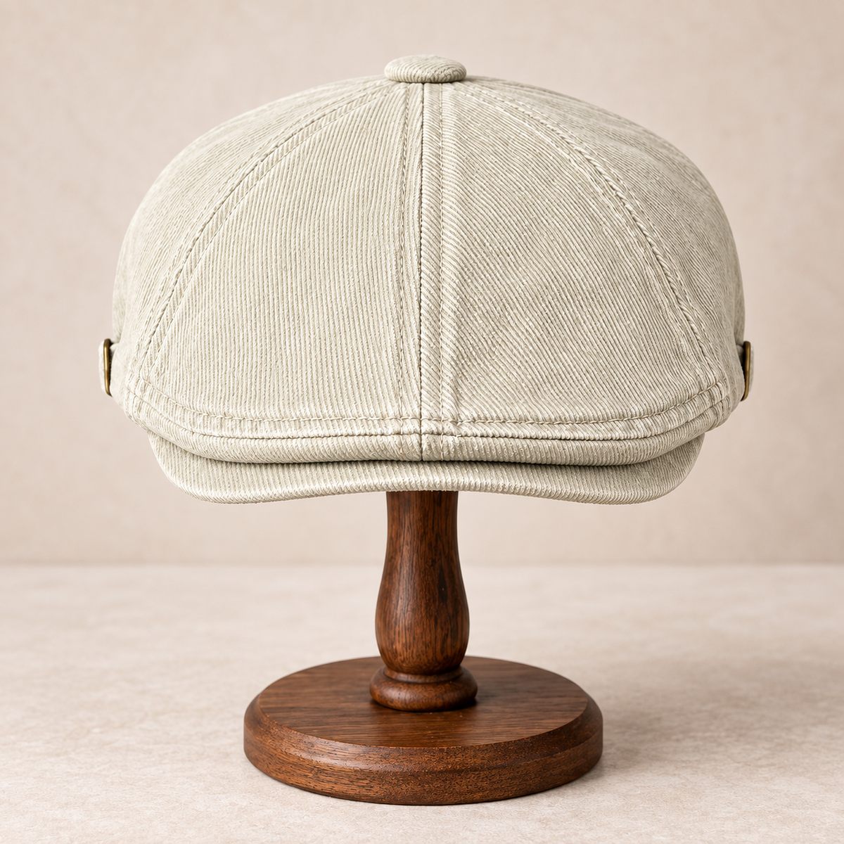 Vintage Washed Newsboy Cap