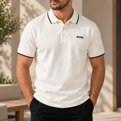Short Sleeve Cotton Polo Shirt