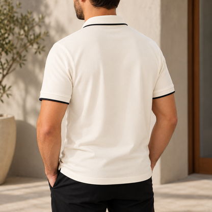 Short Sleeve Cotton Polo Shirt