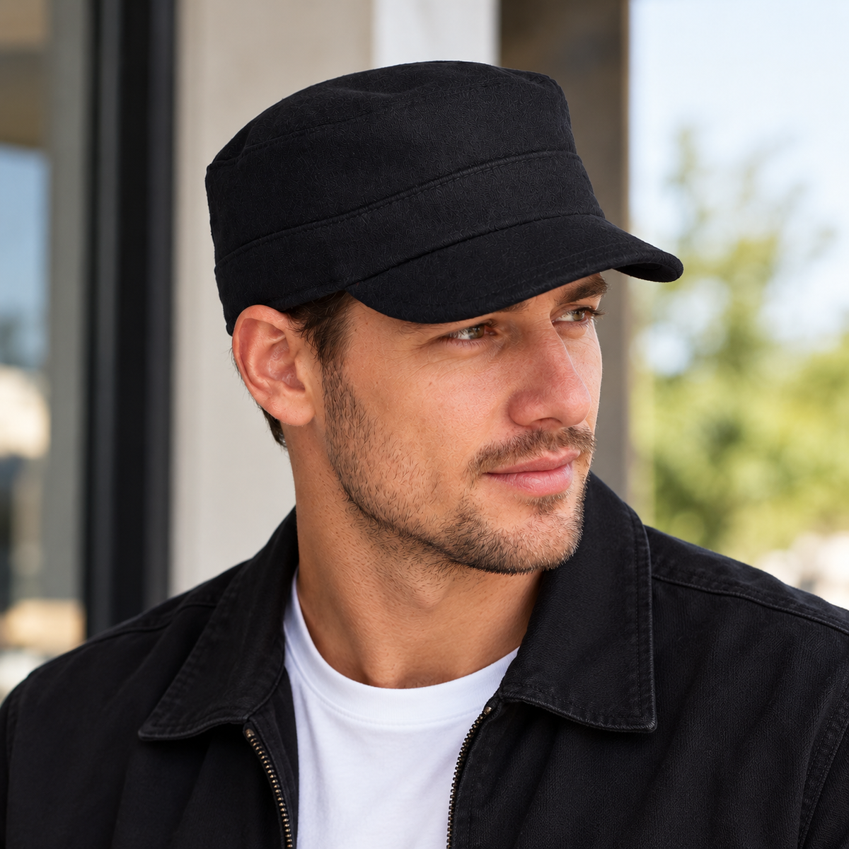 Adjustable Wool Cadet Hat