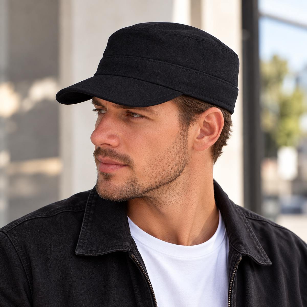 Adjustable Wool Cadet Hat