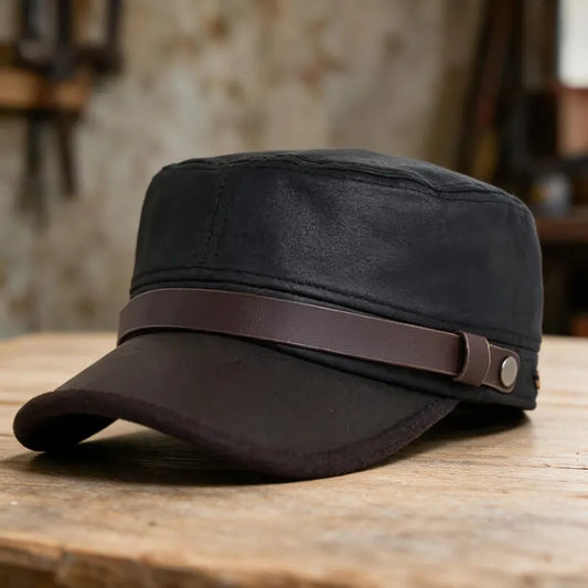 Men’s Waxed Military Cap
